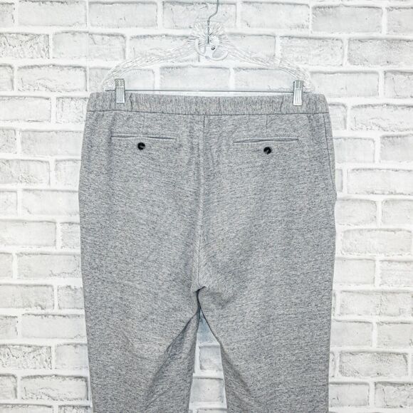 SUITSUPPLY Men's Heather gray drawstring Jogger sweatpant cotton blend sz XL - Picture 6 of 10